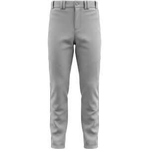Alleson Athletic Men Grey‎ Black Piping Baseball Pants A00331 GY/BK Small NWT